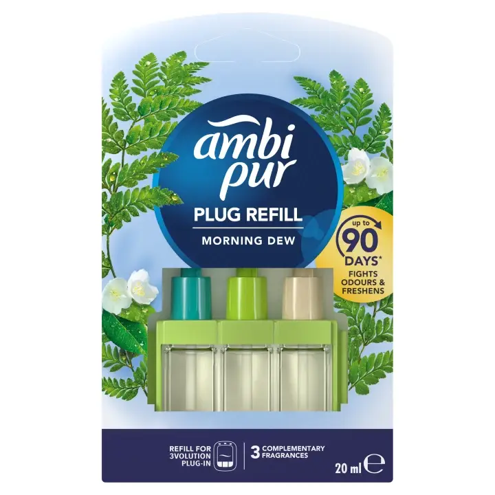 Výhodná Nabídka Ambi Pur 3Volution Náhradní náplň do osvěžovače vzduchu Morning Dew 20 ml