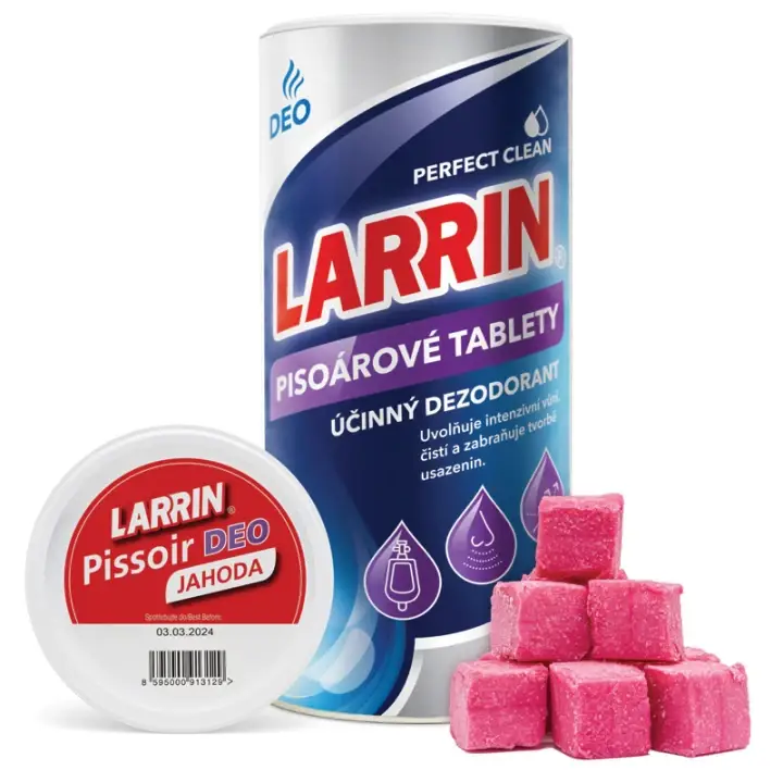 Autentický Larrin Pisoárové tablety jahoda 900 g