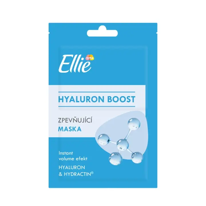 Tovární Cena Ellie Hyaluron Boost Omlazující pleťová maska 2 x 8ml