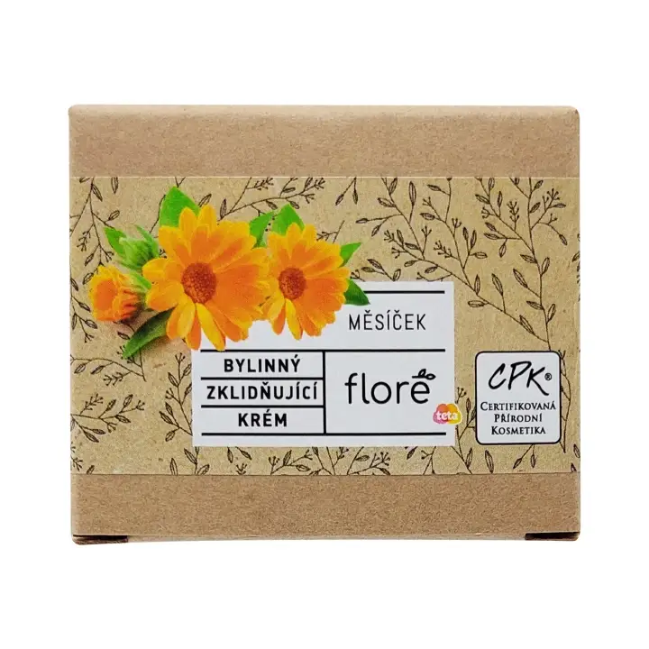 Bezpečná Platba Florébylinný zklidňující krém měsíček 50 ml