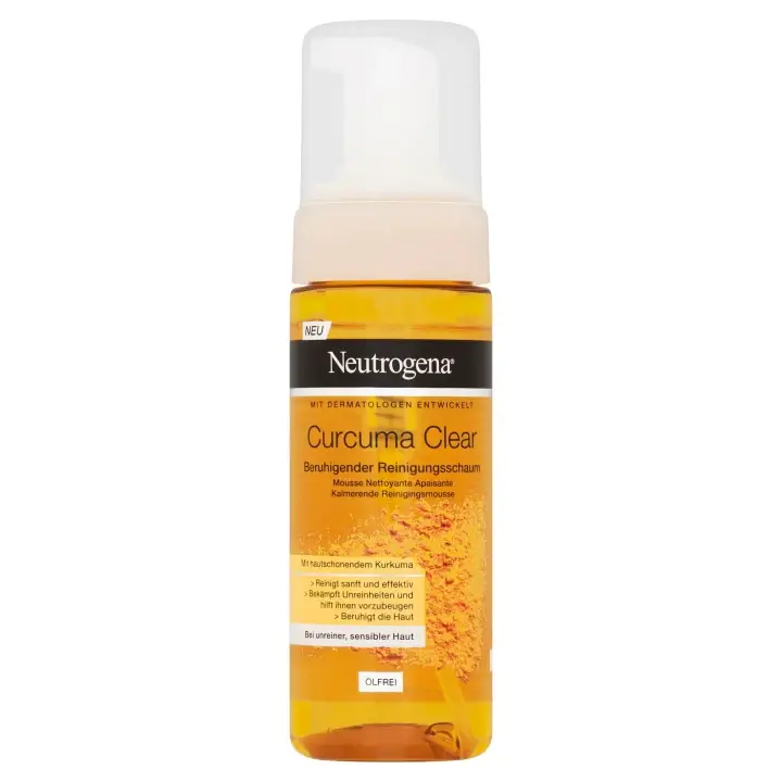 Nejlepší Cena Neutrogena Curcuma Clear zklidňující čisticí pěna s kurkumou 150ml