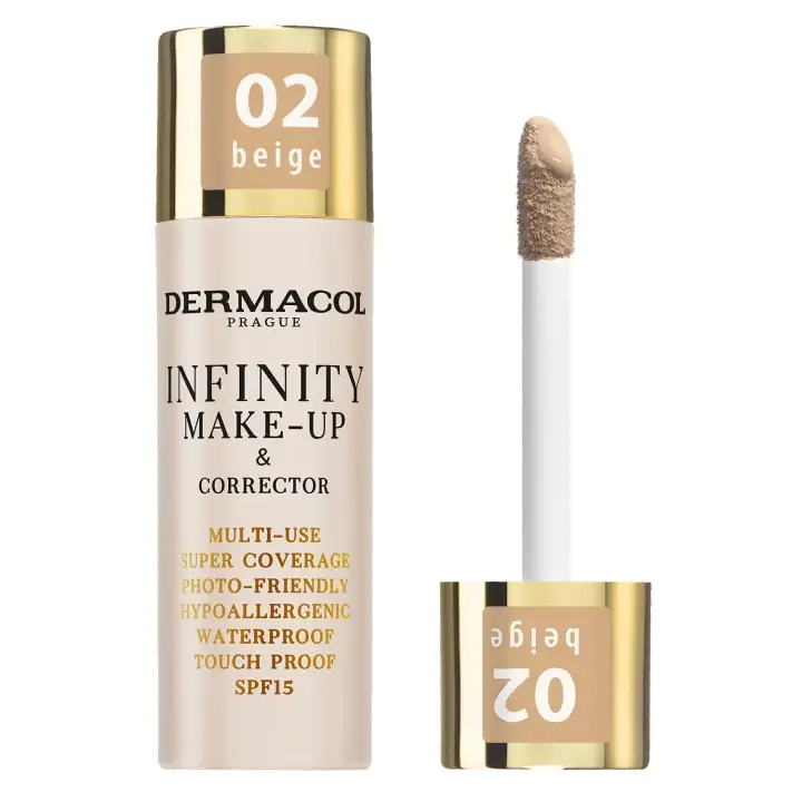 Akce Dermacol Infinity Make-up a korektor 02 Beige 20 ml