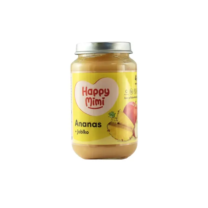 Nejlepší Cena Happy Mimi ovocný příkrm 190g Ananas