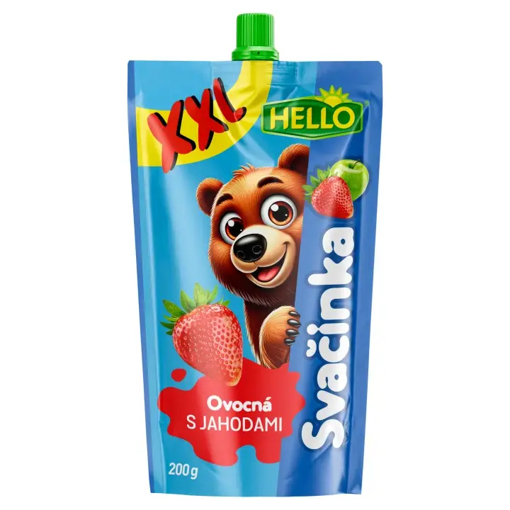 Hello Ovocná svačinka s jahodami 200g Kup Teď