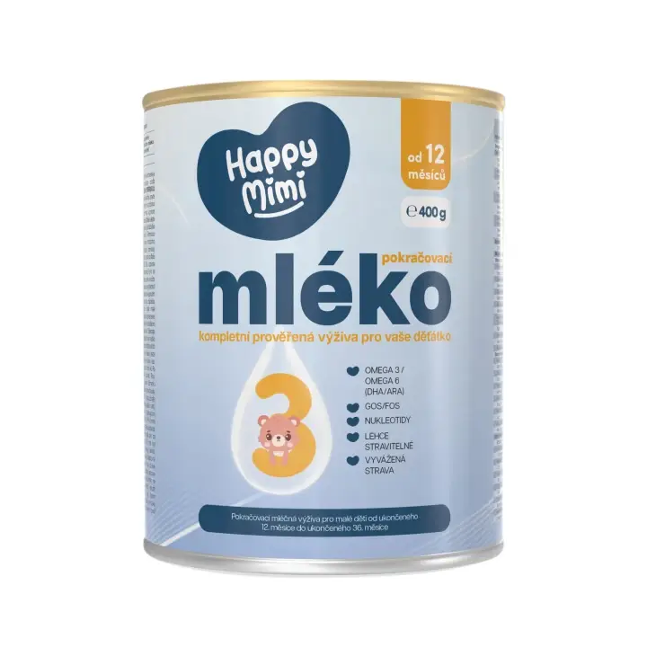 Speciální Cena Happy Mimi 3 mléčná výživa (12-36 měsíců) 400 g