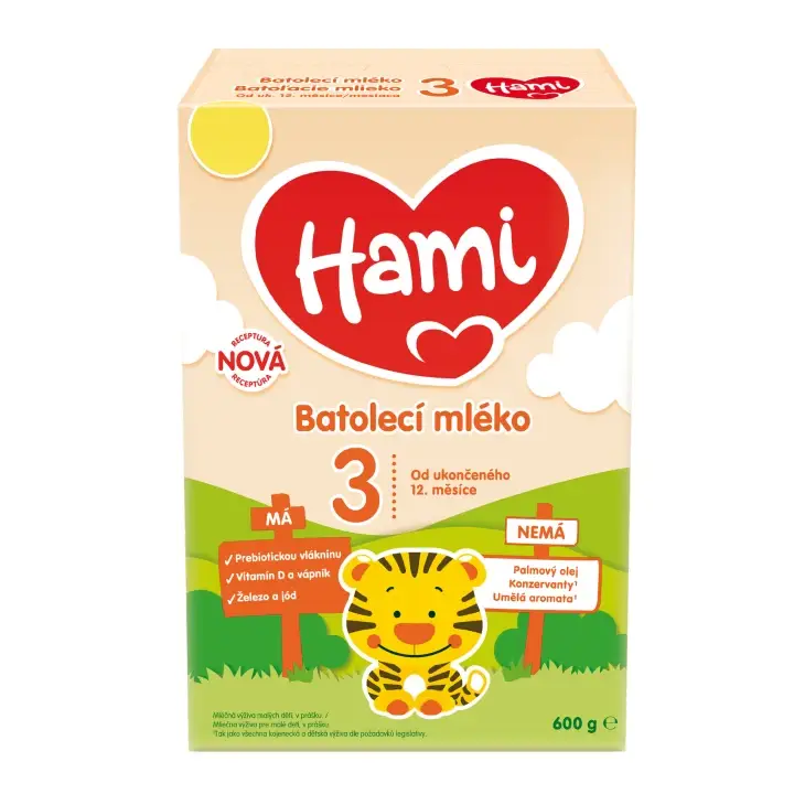 HAMI 3 batolecí mléko 600g Autentický