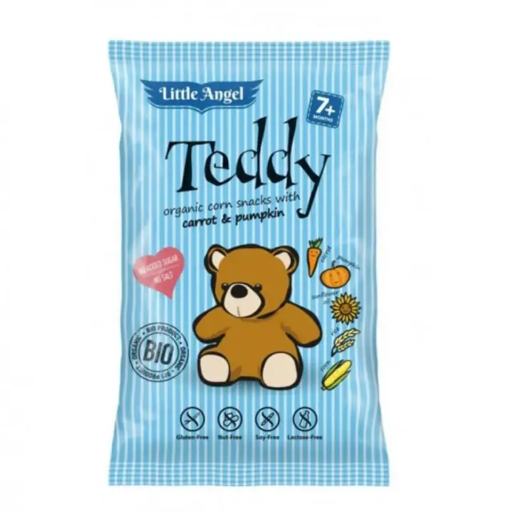 Dokud Zásoby Vydrží Little Angel BIO snack Teddy 4x15 g