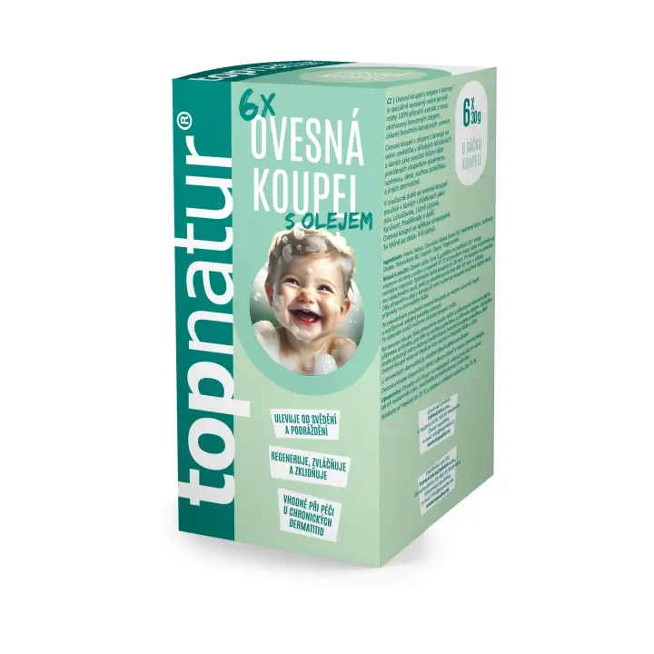 Levný TOPNATUR Ovesná Koupel s Konopným Olejem 6x30g