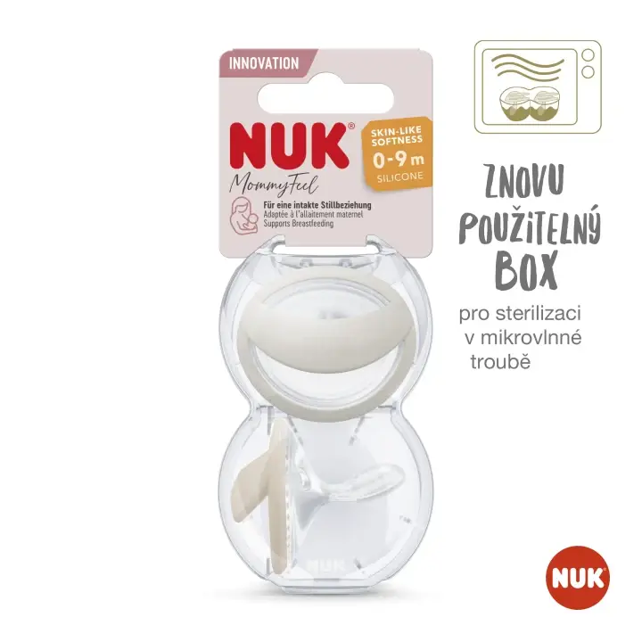 Nejlepší Volba NUK Dudlík MommyFeel 0-9m 2 ks BOX