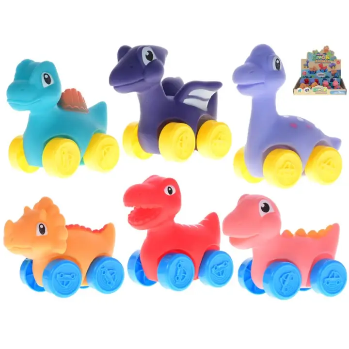 Levný Dinosaurus 7cm jezdící volný chod 18m+, různé varianty
