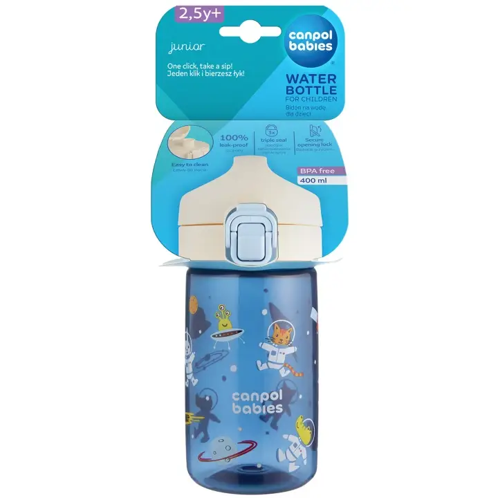 Canpol Babies Láhev Junior modrá 400 ml Super Cena