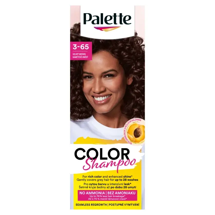Palette Color Shampoo barva na vlasy sametově hnědý 3-65 Objednat Nyní