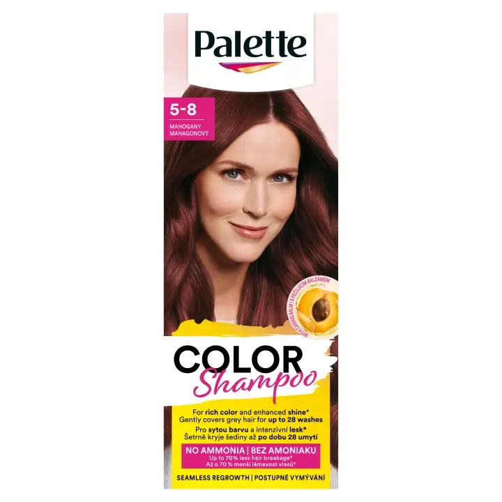 Palette Color Shampoo barva na vlasy mahagonový 5-8 Přímo Od Výrobce