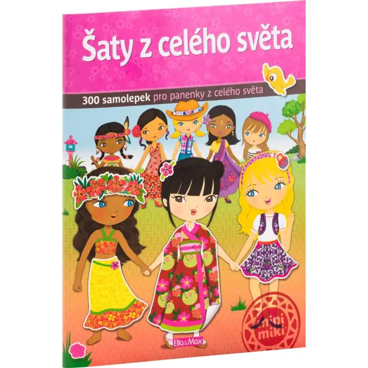 Ella&Max Šaty z celého světa Kniha samolepek Nakupujte Hned