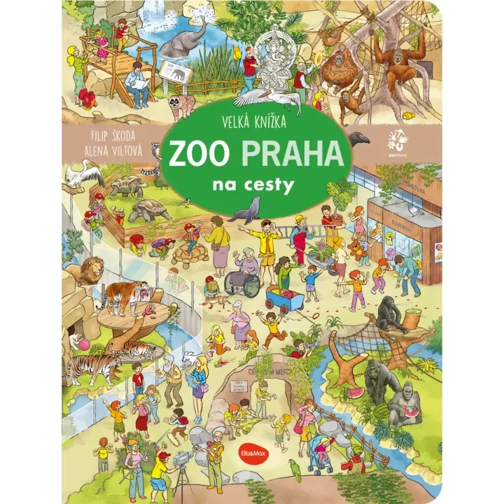 Ella&Max Na cesty velká knížka ZOO Praha Doprava Zdarma