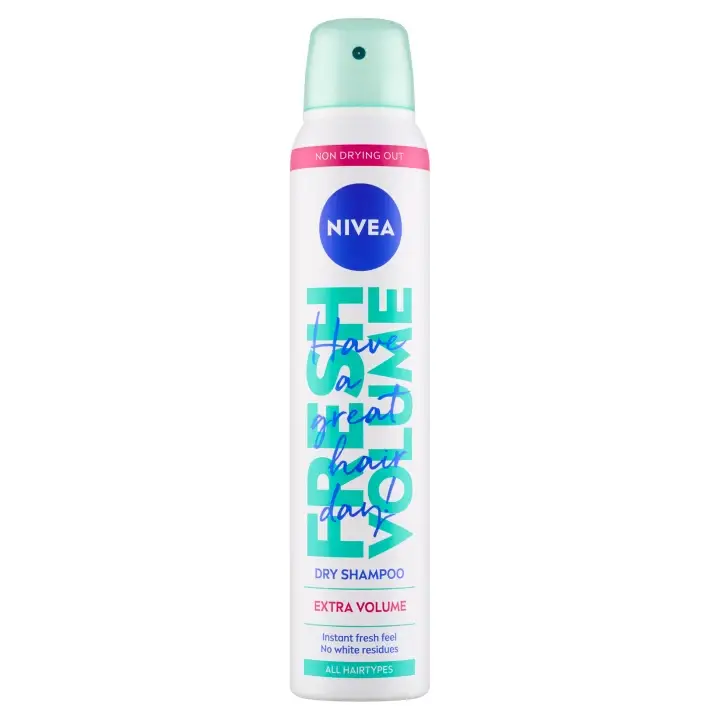 Bezpečná Platba Nivea Fresh & Extra Volume Suchý šampon pro všechny typy vlasů 200ml
