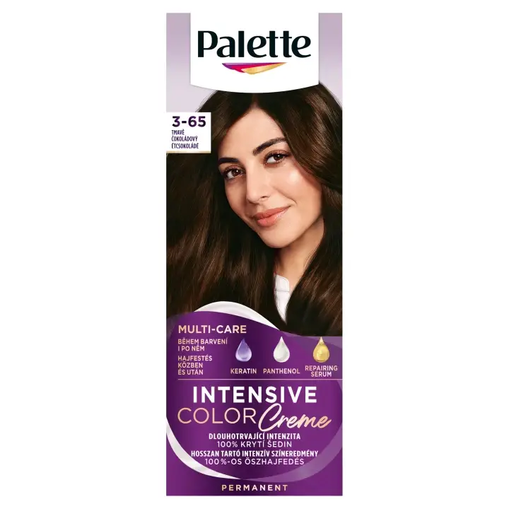 Palette Intensive Color Creme barva na vlasy Tmavě čokoládový 3-65 Horká Nabídka