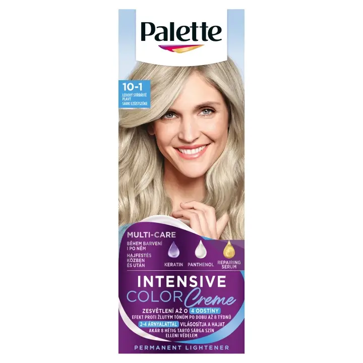 Palette Intensive Color Creme barva na vlasy Ledový stříbřitě plavý 10-1 Nízká Cena