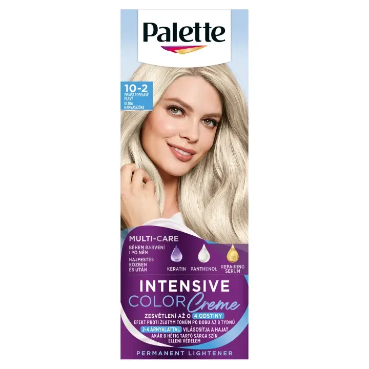 Rychlé Dodání Palette Intensive Color Creme barva na vlasy Zvlášť popelavě plavý 10-2