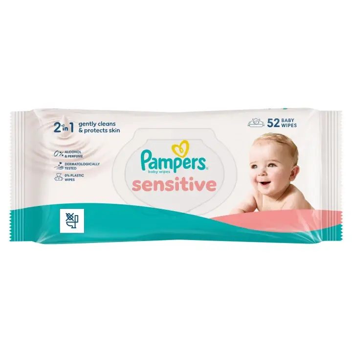 Pampers Sensitive Baby Dětské čisticí ubrousky 208 ks Odeslání Ihned