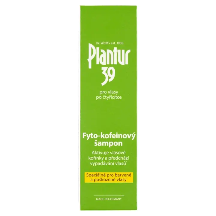 Nejprodávanější Plantur 39 Fyto-kofeinový šampon pro barvené vlasy 250 ml
