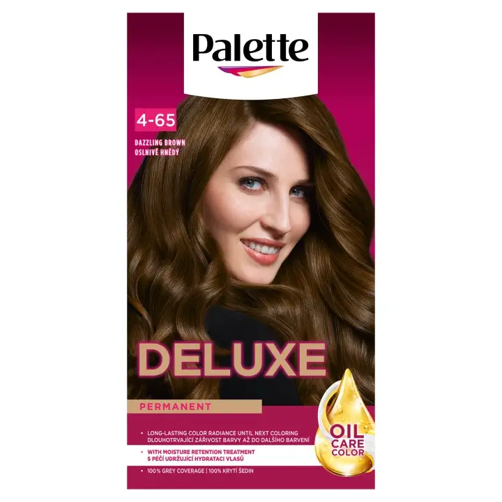 Tovární Cena Palette Deluxe barva na vlasy Oslnivě hnědý 4-65