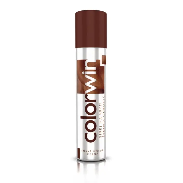 Colorwin sprej na krytí šedin tm. hnědý 75ml Dokud Zásoby Vydrží