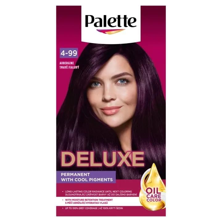 Pouze Dnes Palette Deluxe barva na vlasy Tmavě fialový 4-99