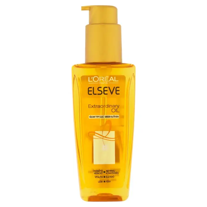 Sezónní Sleva L'Oréal Paris Elseve Extraordinary Oil, hedvábný olej na všechny typy vlasů, 100ml