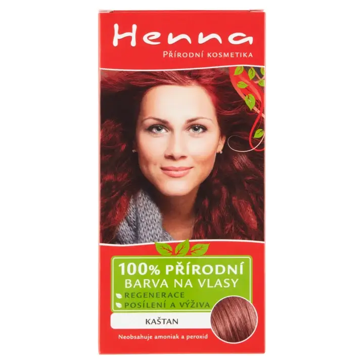 Poslední Šance Henna 100% přírodní barva na vlasy kaštan 33g