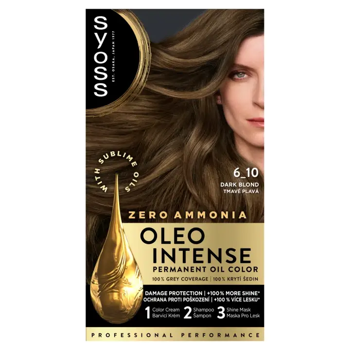 Akční Nabídka Syoss Oleo Intense Barva na vlasy tmavě plavá 6_10