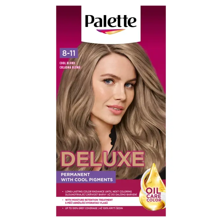 Palette Deluxe barva na vlasy Chladná blond 8-11 Novinka