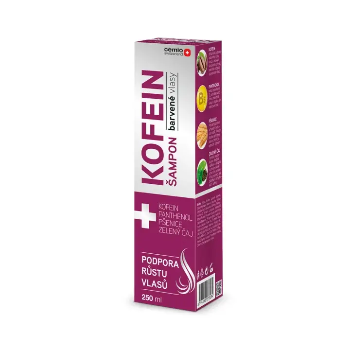 Cemio KOFEIN šampon na barvené vlasy 250 ml Cenově Výhodný