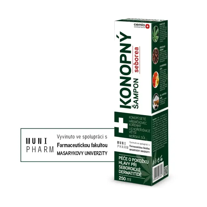 Cemio KONOPNÝ šampon Seborea 250 ml Nízká Cena