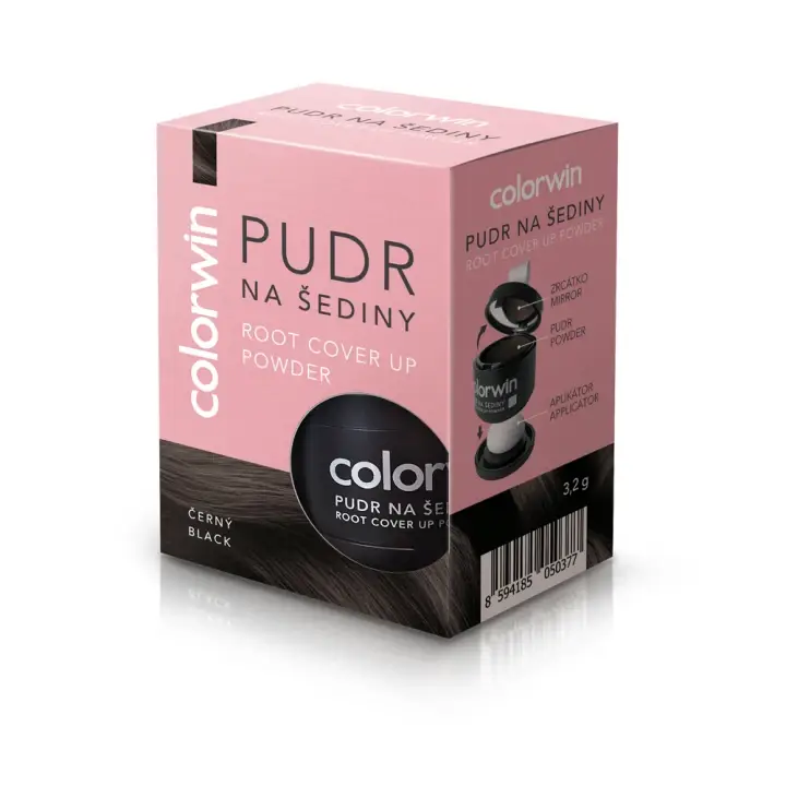 Colorwin Pudr na šediny Černý 3,2g Nejlepší Cena