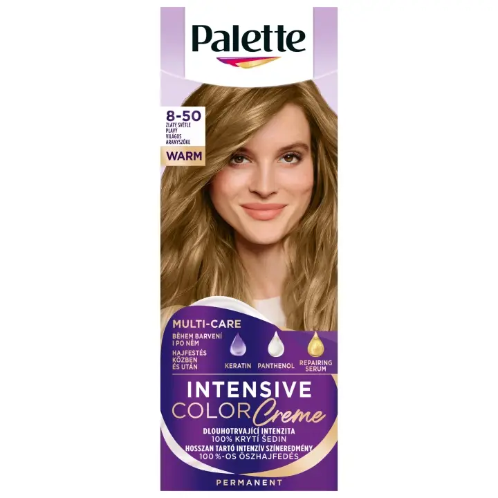 Odeslání Ihned Palette Intensive Color Creme Zlatý světle plavý 8-50