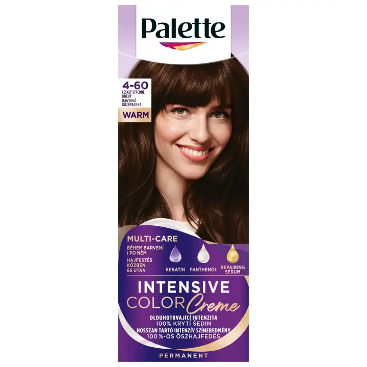 Aktuální Palette Intensive Color Creme Leský středně hnědý 4-60