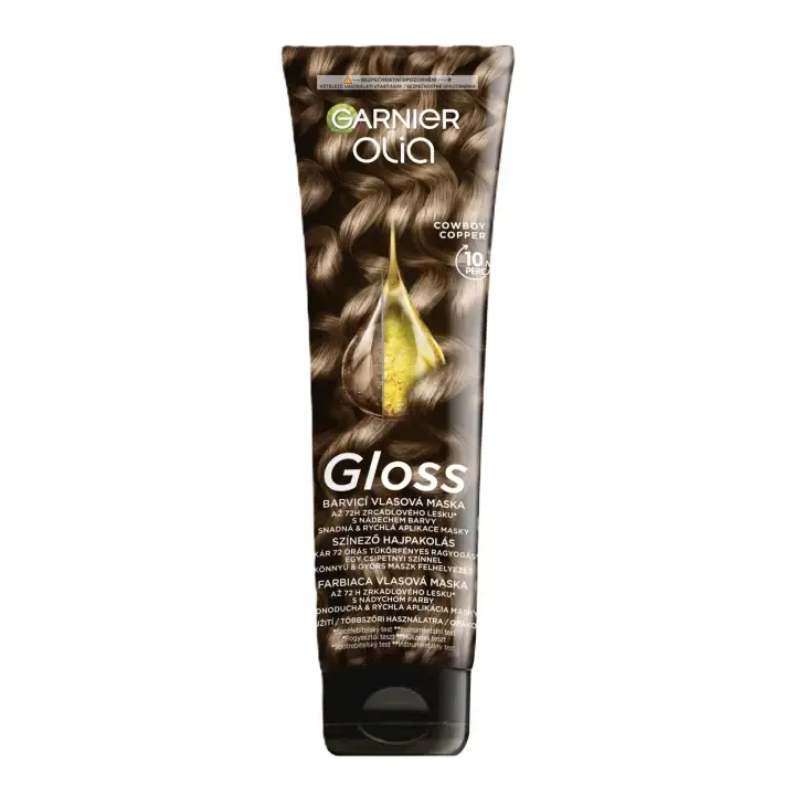 Vrácení Zdarma Garnier Olia Gloss Barvící vlasová maska Cowboy Copper