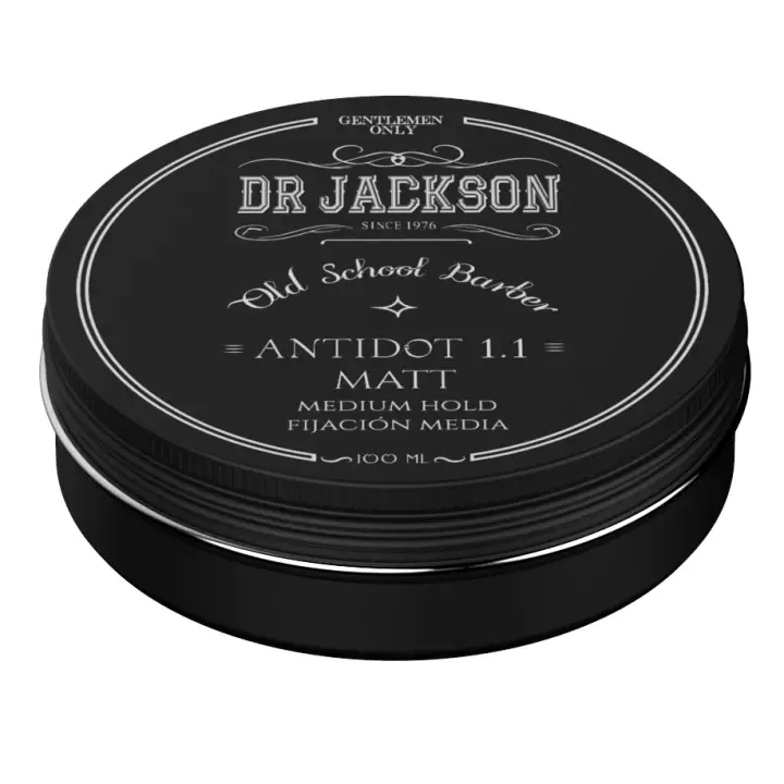 DR JACKSON ANTIDOT 1.1 Medium Matt Barber Vosk na vlasy pro muže, střední fixace 100 ml Poslední Šance