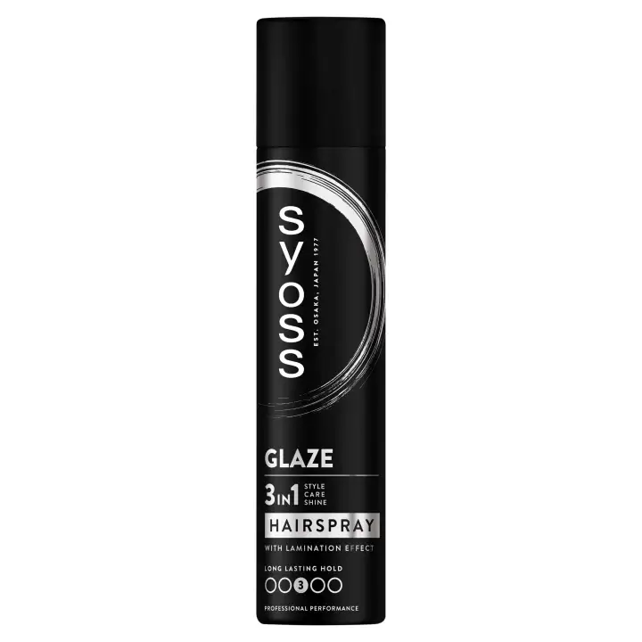 Časově Omezené Syoss Glaze Lak na vlasy 3v1 300 ml