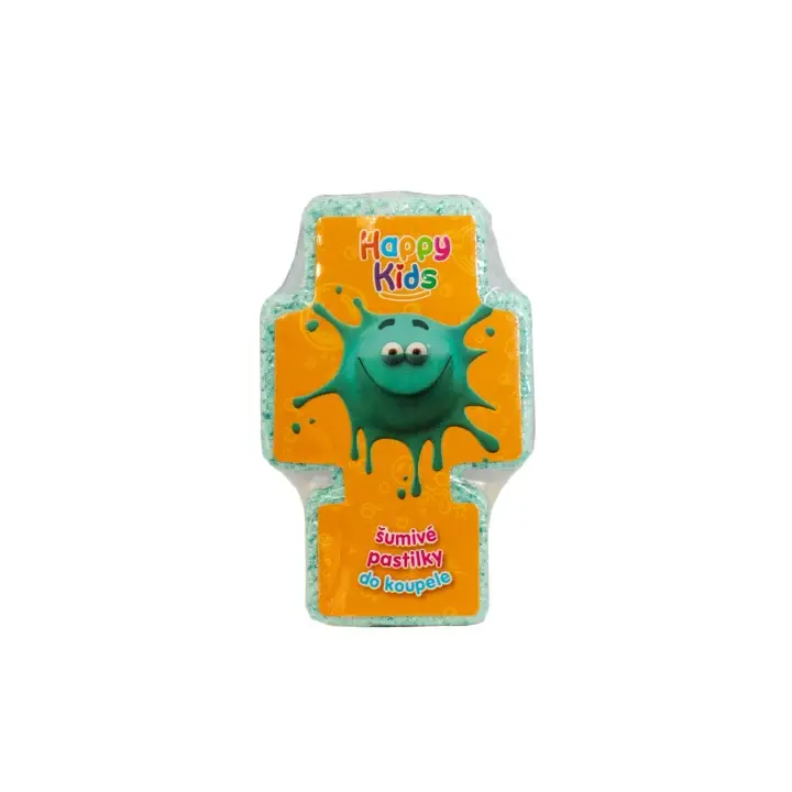 Happy Kids šumivá pastilka do koupele 40 g, mix variant, 1 ks Sleva