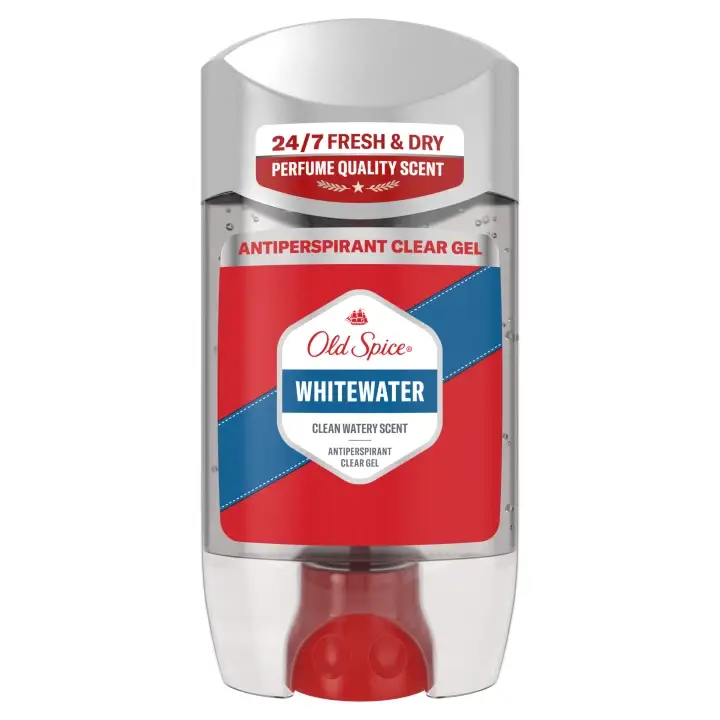 Aktuální Old Spice Whitewater antiperspirant čirý gel 70 ml