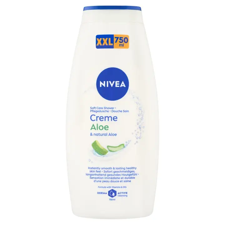 Akční Nabídka Nivea Creme Aloe Pečující sprchový gel 750 ml