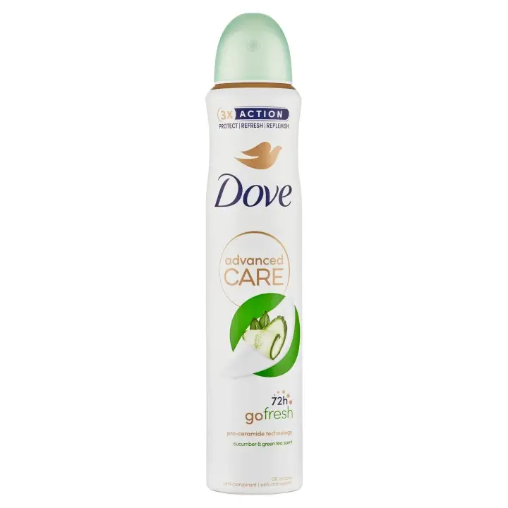 Dove Advanced Care Cucumber & Green Tea antiperspirant sprej 200ml Doprava Zdarma