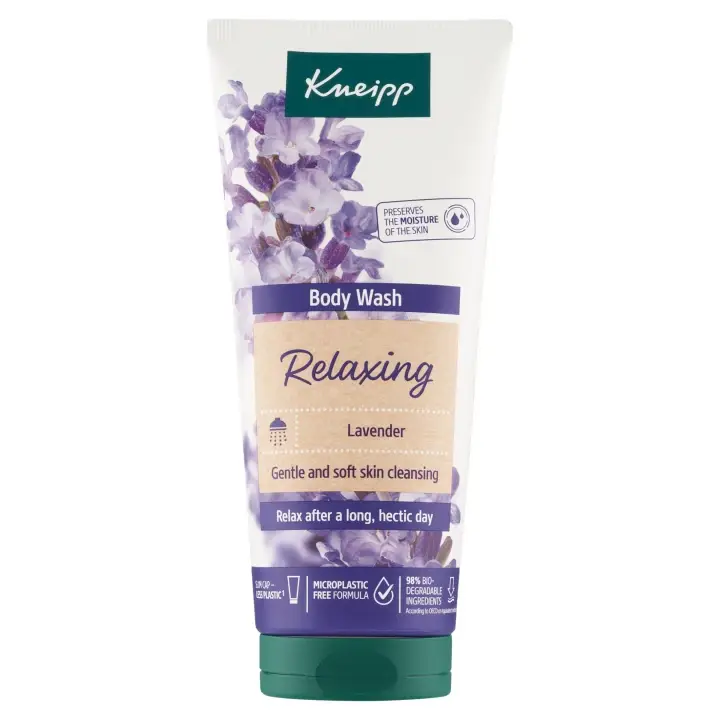 Kneipp Relaxing sprchový gel s přírodním esenciálním levandulovým olejem 200ml Nová Kolekce