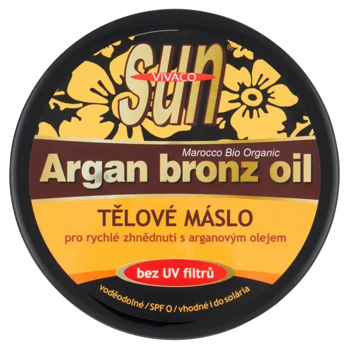Koupit Online VIVACO Sun Tělové máslo pro rychlé zhnědnutí s arganovým olejem 200 ml