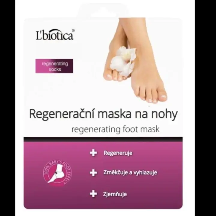 L'Biotica maska na nohy Regenerační 1 pár Pouze Dnes