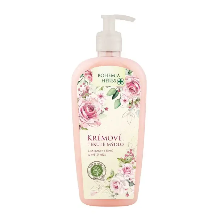 Bohemia Herbs Tekuté mýdlo růže 300 ml Přímo Od Výrobce