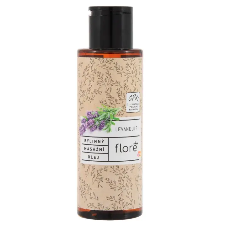 Aktuální Florébylinný masážní olej levandule 100 ml