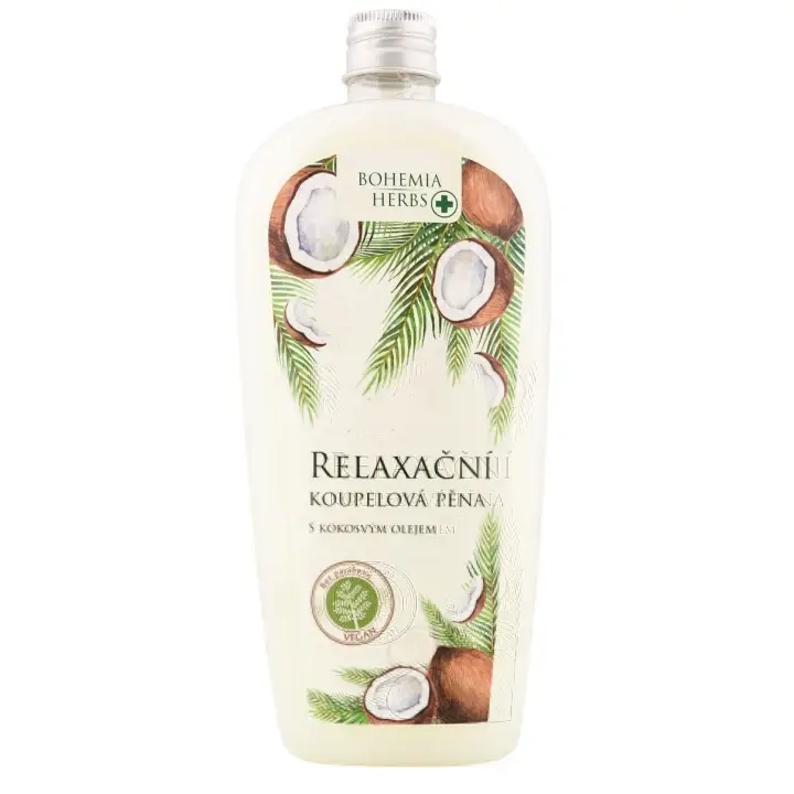 Odeslání Ihned Bohemia Herbs koupelová pěna s kokosovým olejem 500 ml